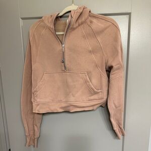 lululemon athletica Pink Half-Zip Hoodie